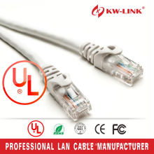 Cable de conexión 24AWG RJ45 Cat5e, cable de conexión de cobre desnudo